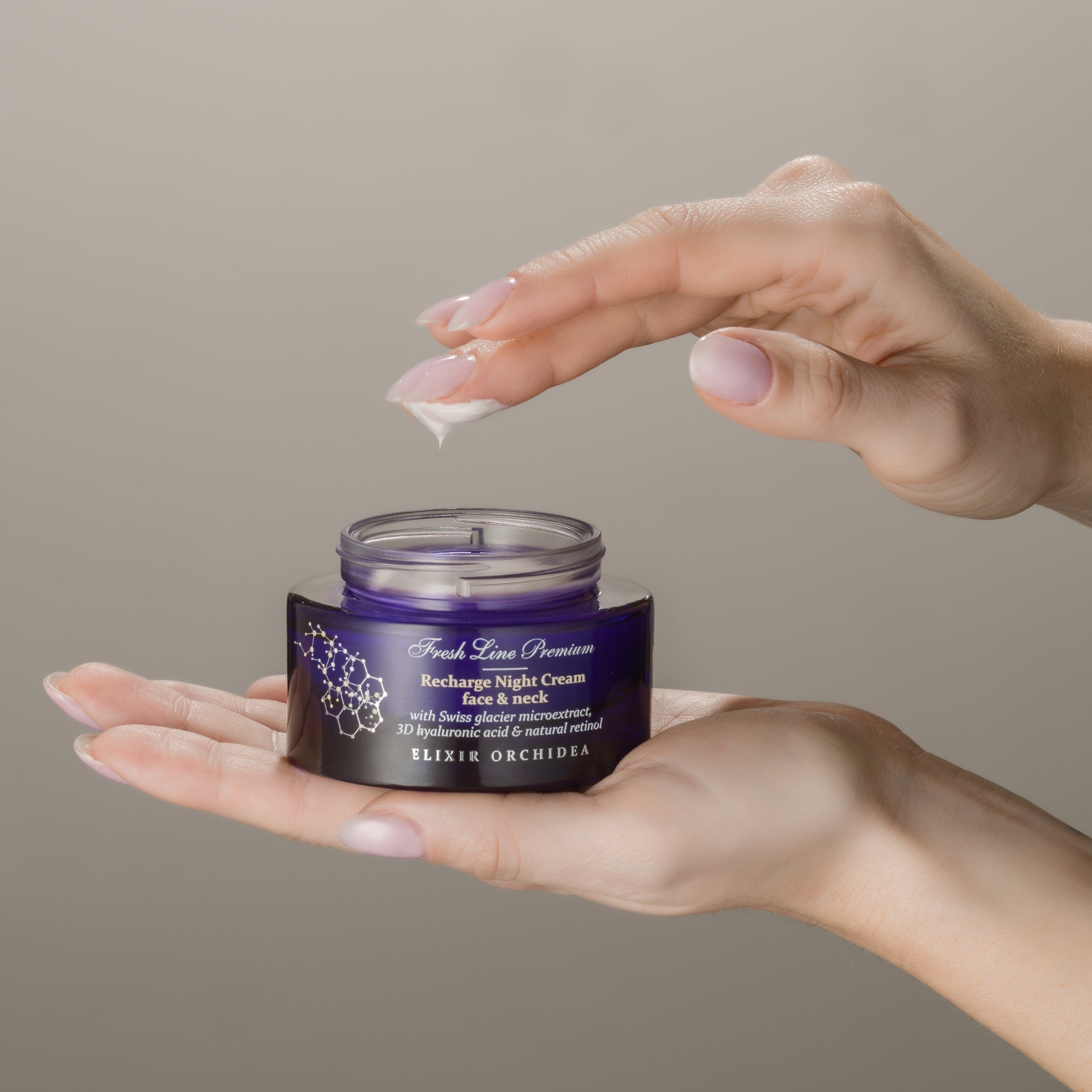 Elixir Orchidea Αντιγηραντική Κρέμα Νύχτας για Πρόσωπο & Λαιμό