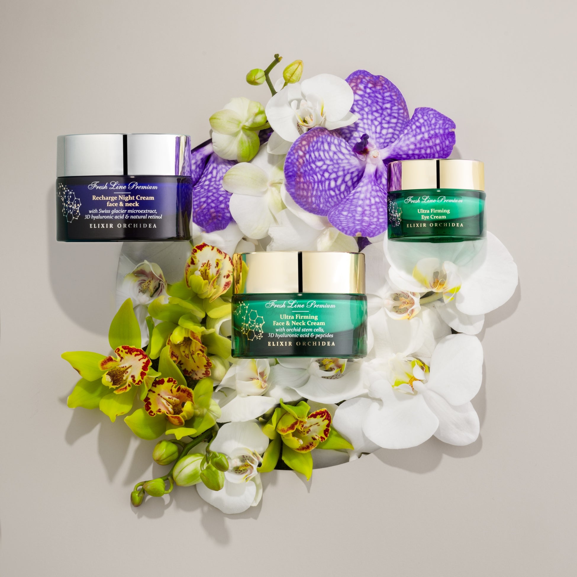 Elixir Orchidea Αντιγηραντική Κρέμα Νύχτας για Πρόσωπο & Λαιμό