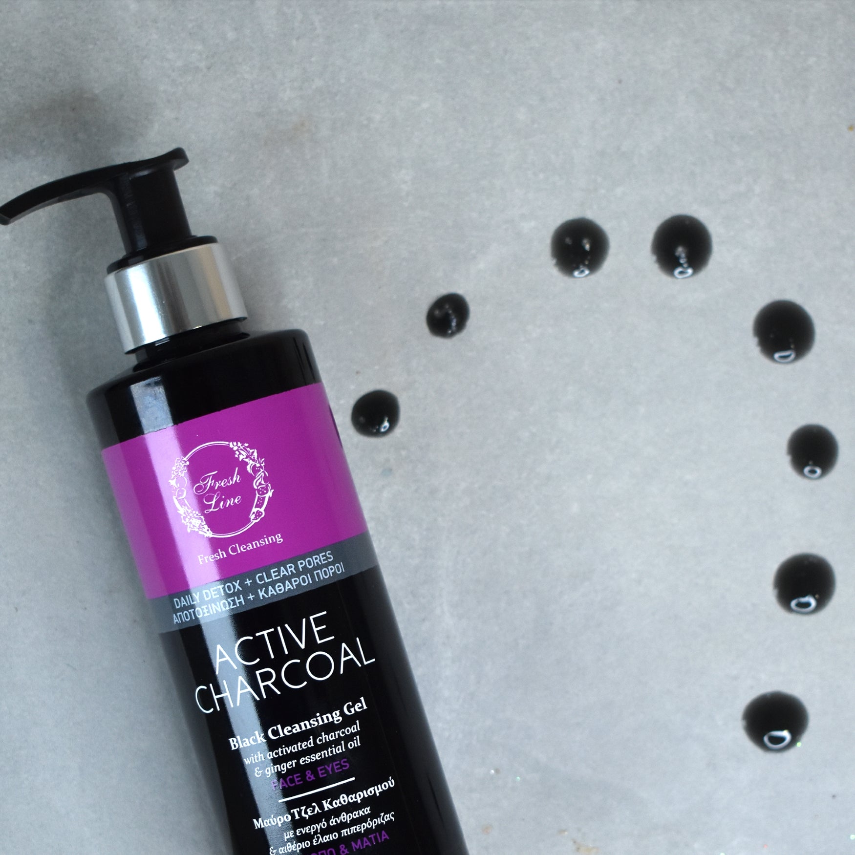 Active Charcoal Black Cleansing Gel