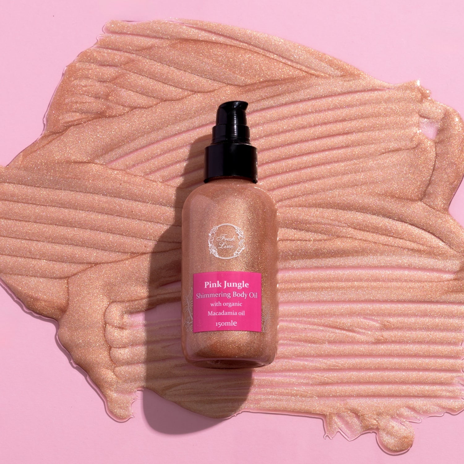 Pink Jungle Shimmering Body Oil