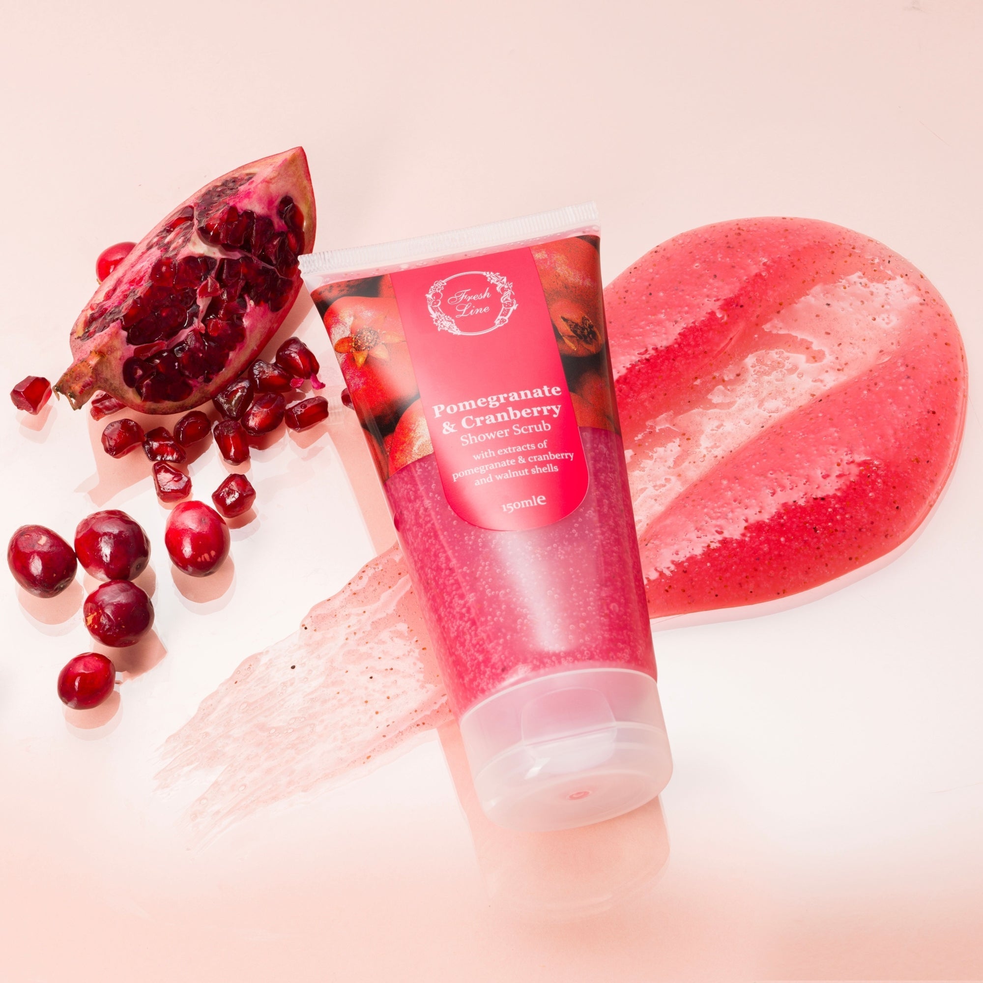 Pomegranate & Cranberry Shower Scrub