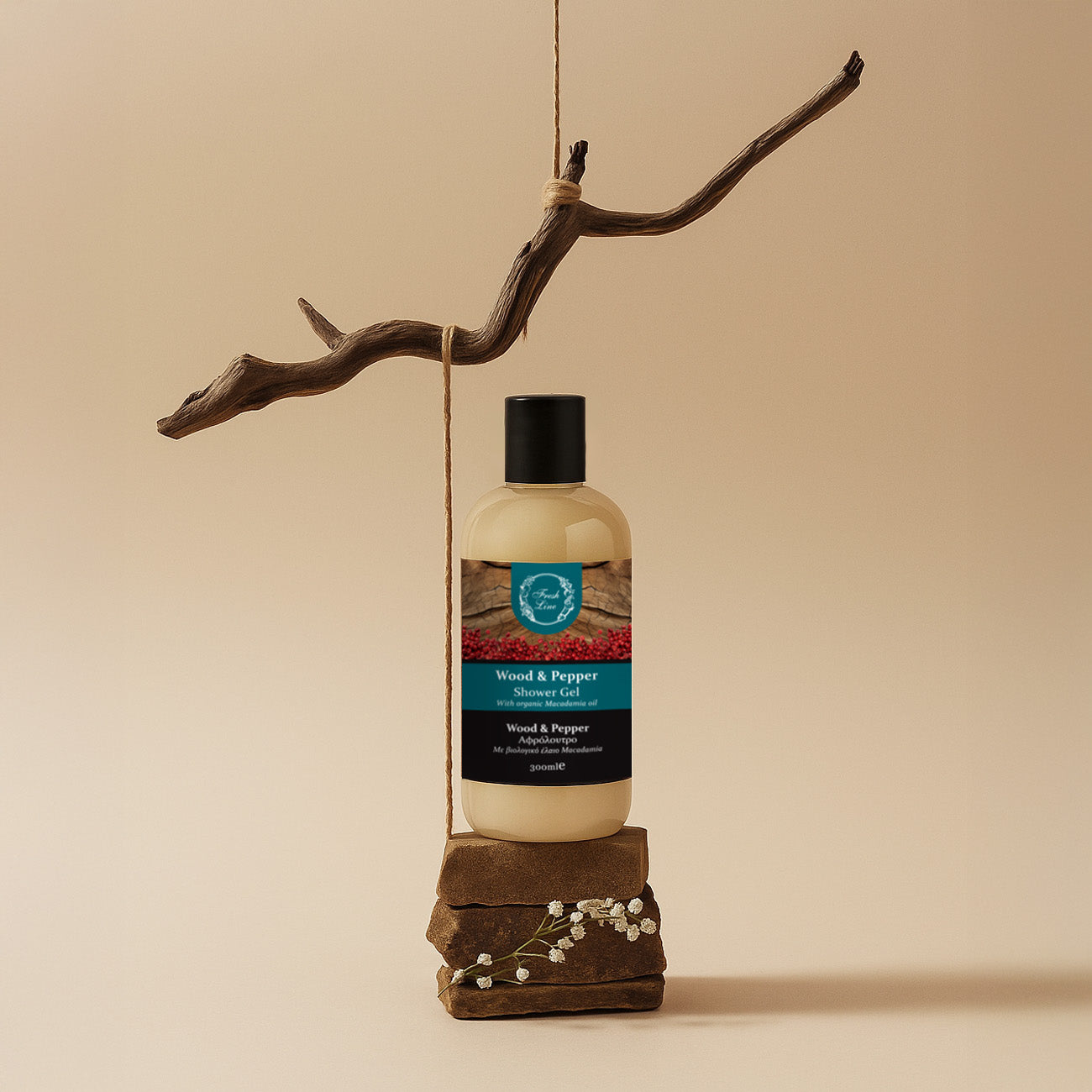 Wood & Pepper Shower Gel