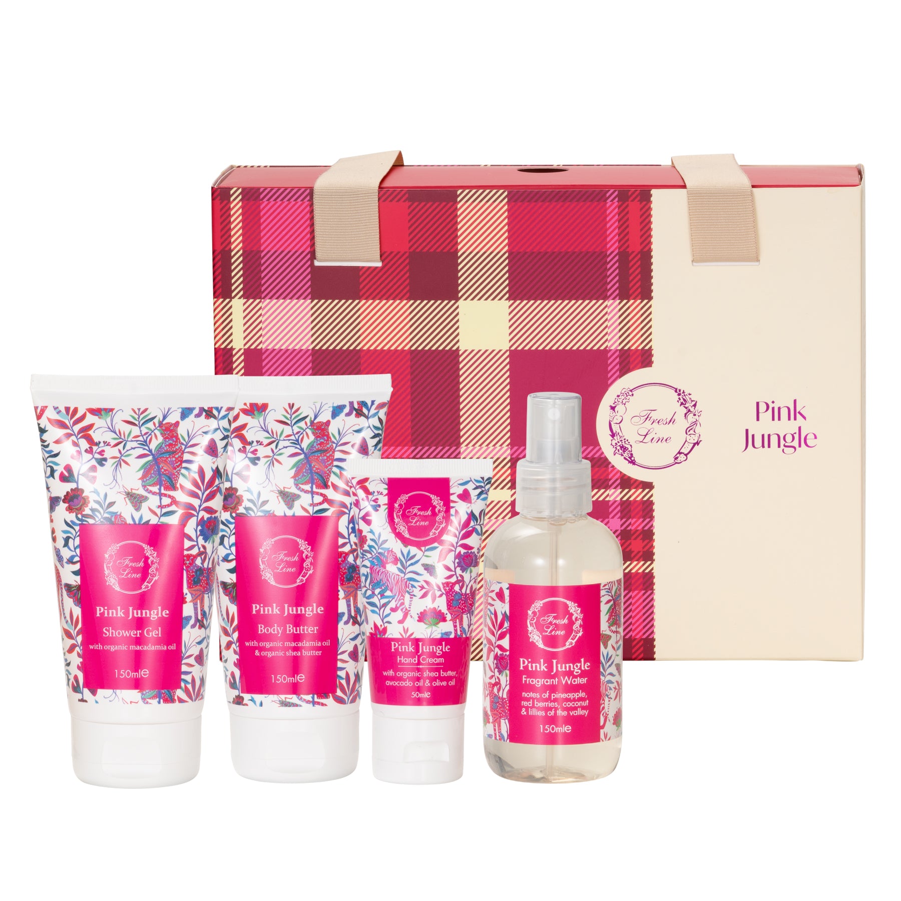 Pink Jungle Body Care Set 4 pcs