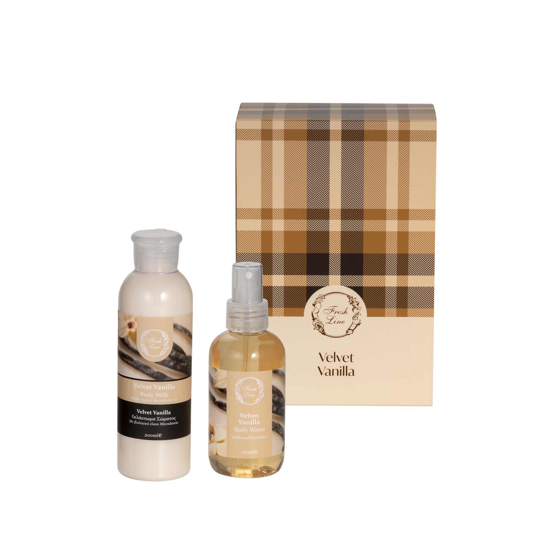 Velvet Vanilla Body Care Set 2 pcs