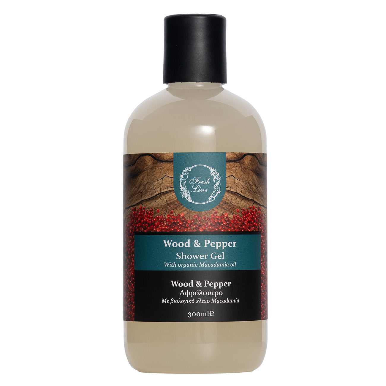 Wood & Pepper Shower Gel